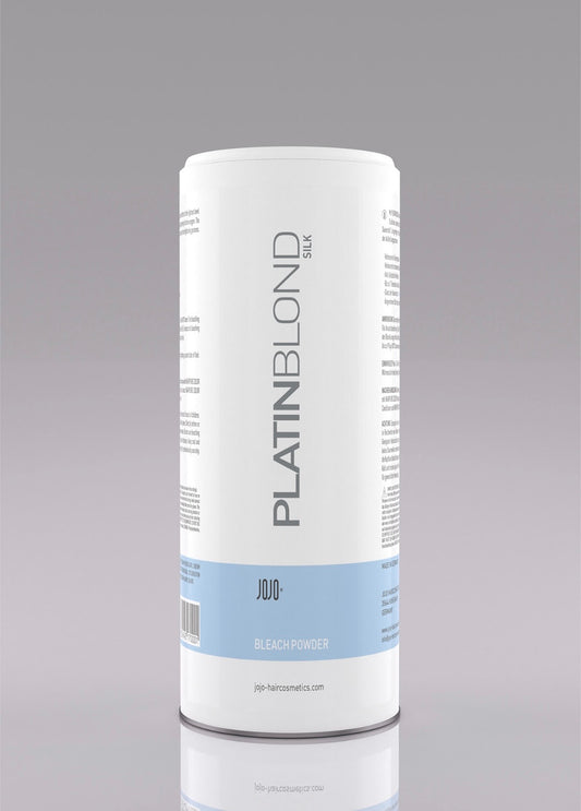 JOJO PLATINBLOND Afblegningspulver 500 g – Op til 7 toners lysning med silkeproteiner